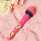 Pink Powder Blush Brush with Diamond & Dense Bristles for Makeup